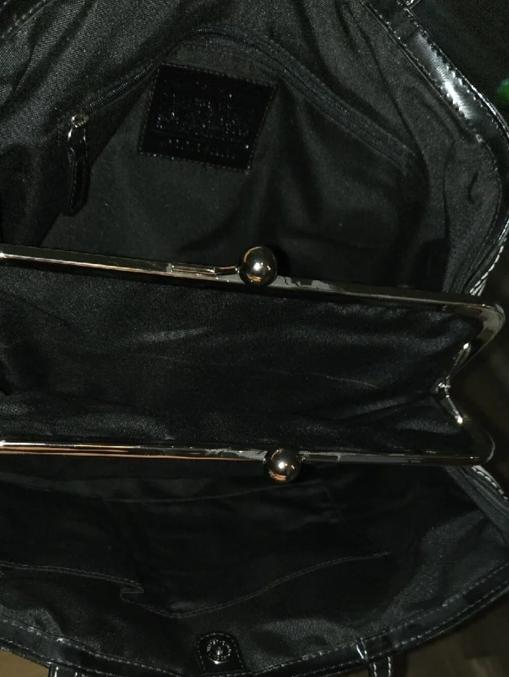 2012 Coach Signature Striped Satchel